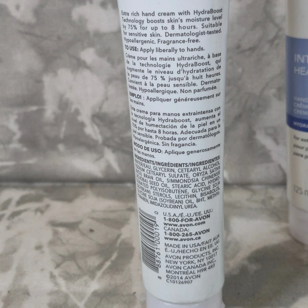 Avon Moisture Therapy Intensive Healing & Repair Hand Cream 4.2 oz Set of 2